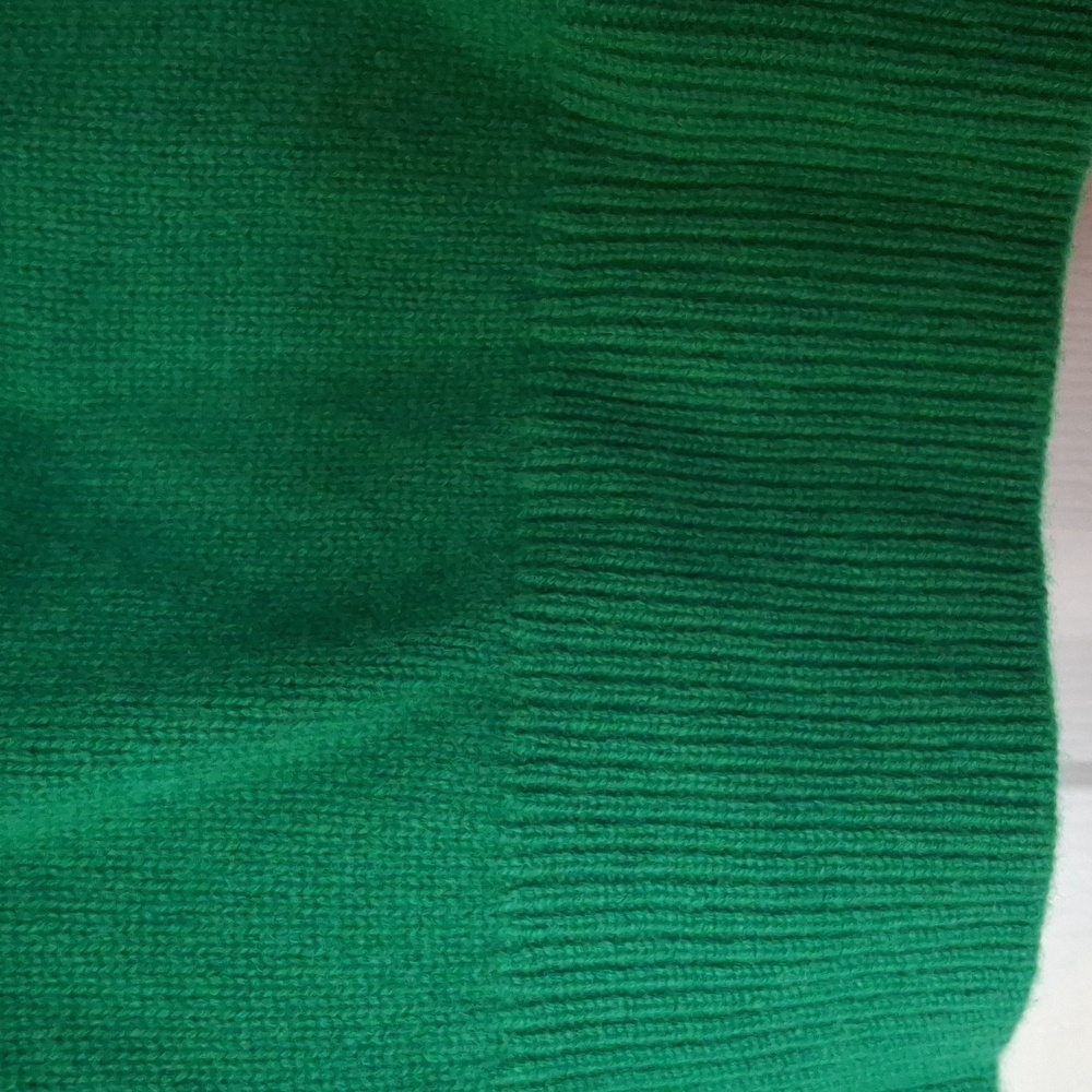 NEW COS Cashmere Sweater Jumper Bright Green Size L! VERY RARE COLOR!!! - Picture 10 of 13